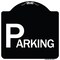 Signmission Designer Series Sign-Parking, Black & White Heavy-Gauge Aluminum Sign, 18" x 18", BW-1818-24514 A-DES-BW-1818-24514 - alternate 1